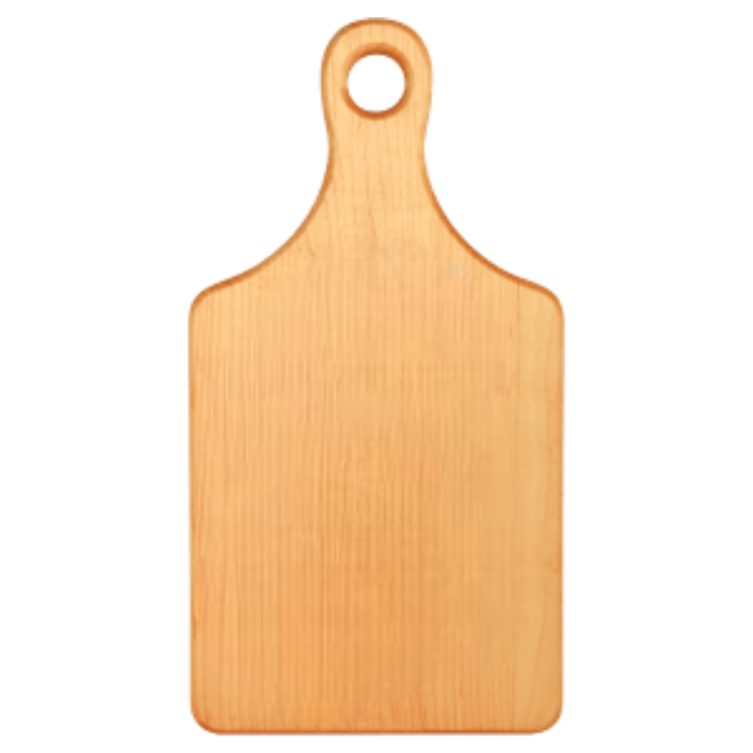 Maple Paddle Shaped Cutting Board
