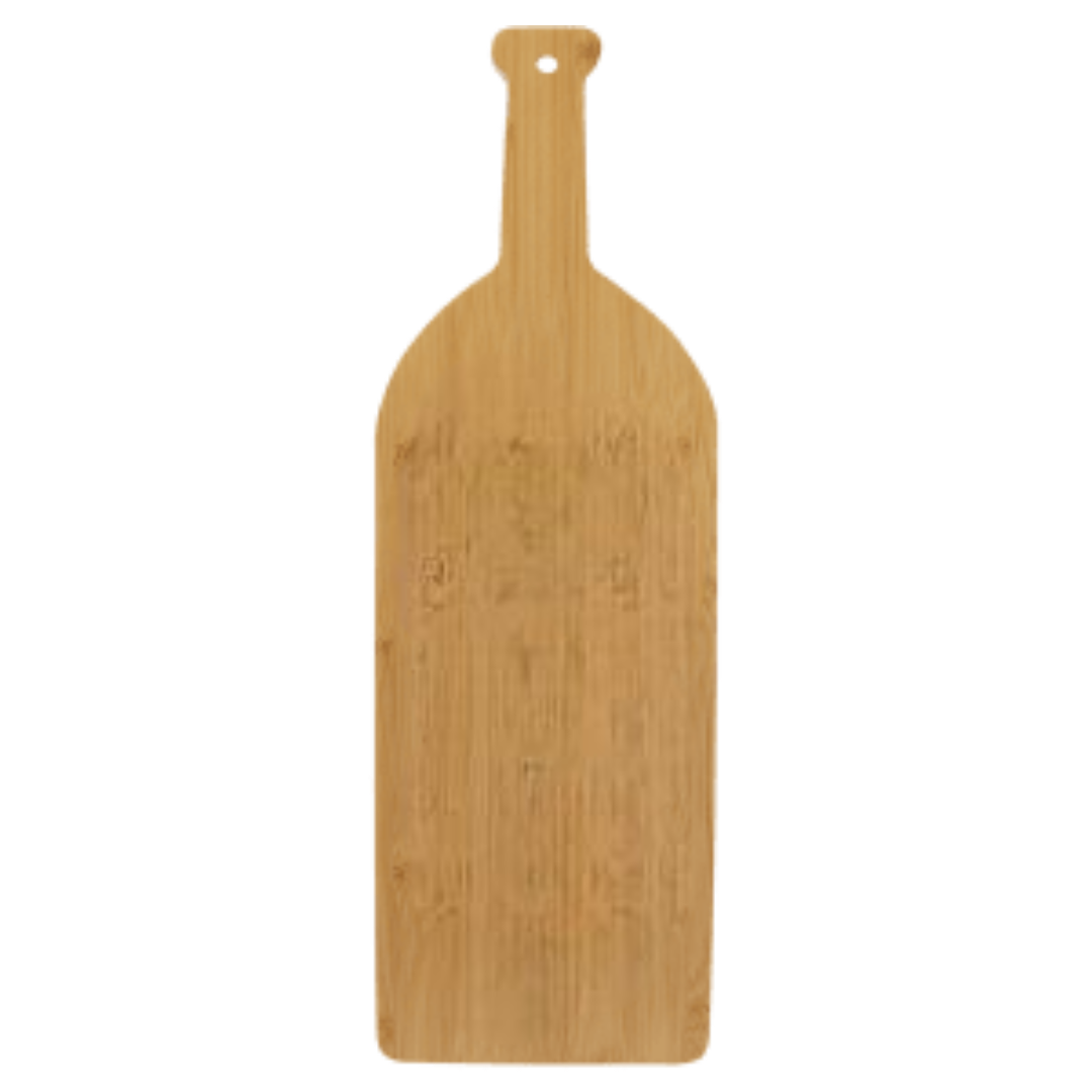 Wine Bottle Bamboo Cutting Board