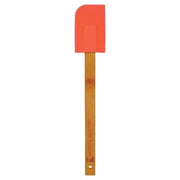 Red Silicone Spatula with Bamboo Handle