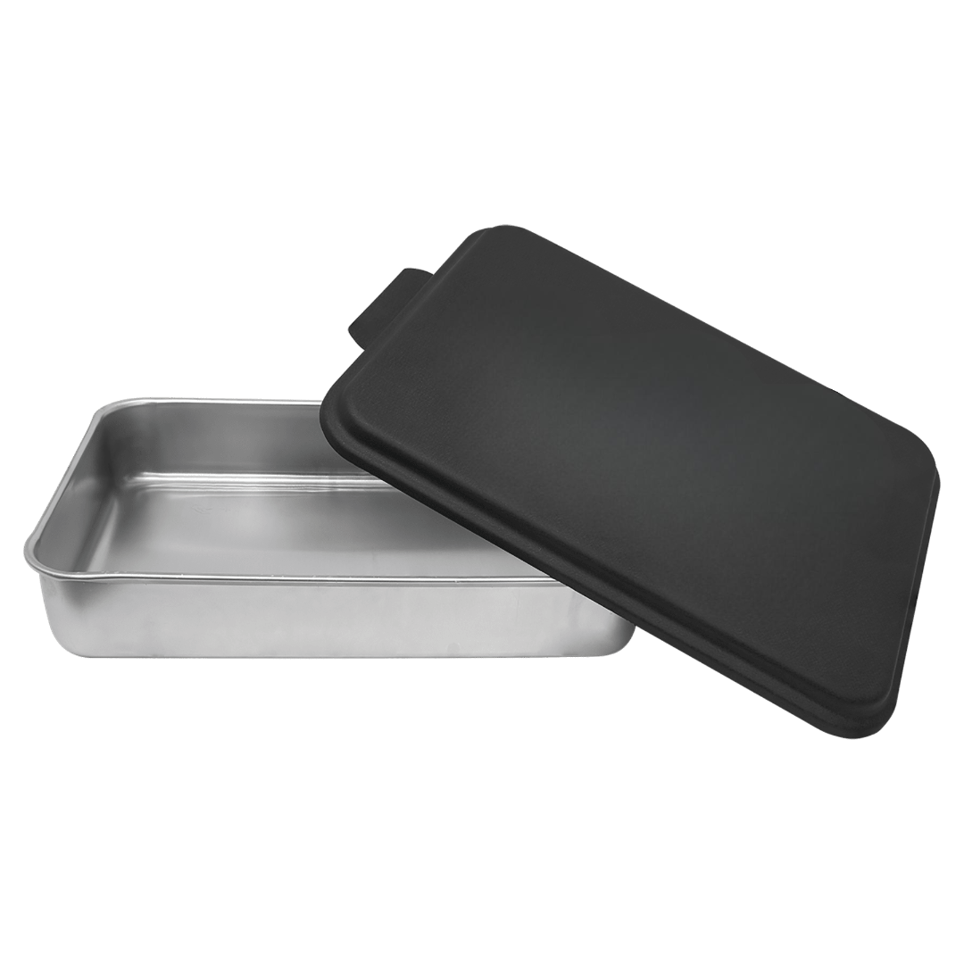 Aluminum Cake Pan with Black Powder Coated Lid
