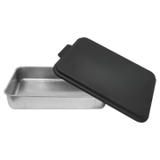Aluminum Cake Pan with Black Powder Coated Lid