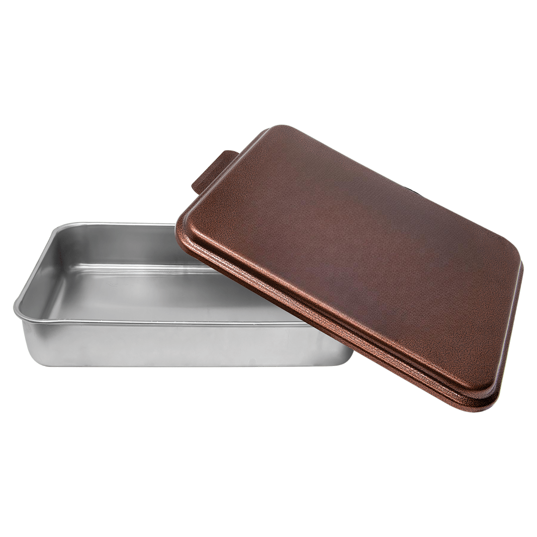 Aluminum Cake Pan with Copper Powder Coated Lid