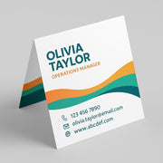 Folded Business Card