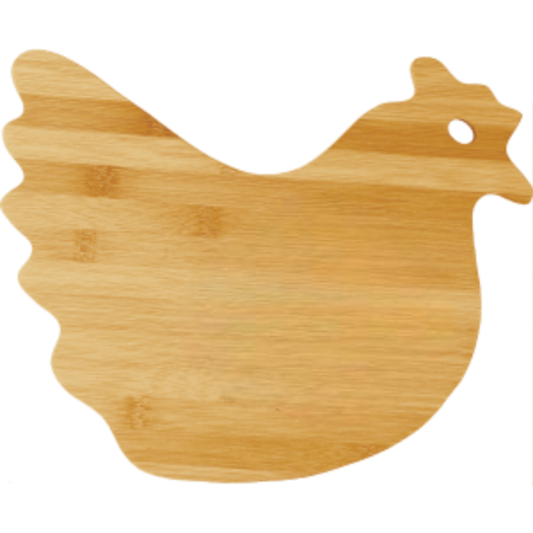 Bamboo Hen Cutting Board
