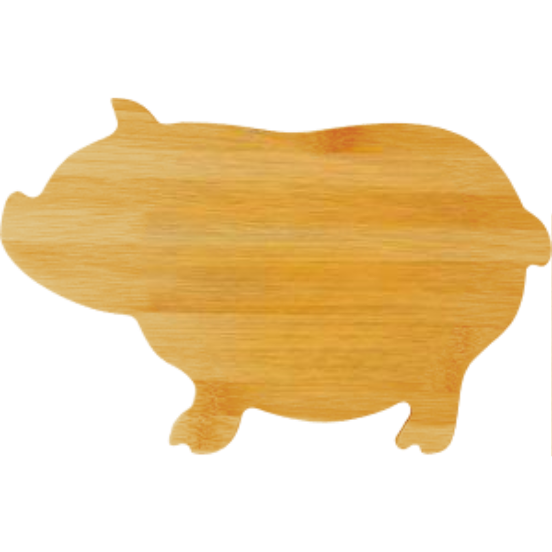 Bamboo Pig Cutting Board