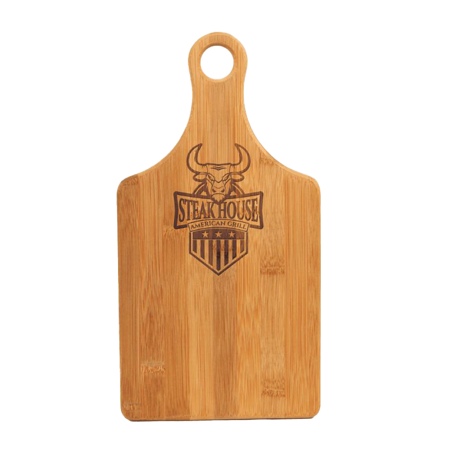 Bamboo Paddle Shape Cutting Board
