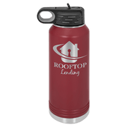 Polar Camel 32 oz. Maroon Water Bottle