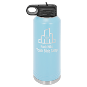 Polar Camel 40 oz. Light Blue Water Bottle